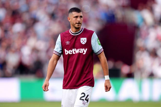 Guido Rodríguez, jugador del West Ham (foto: Cordón Press).