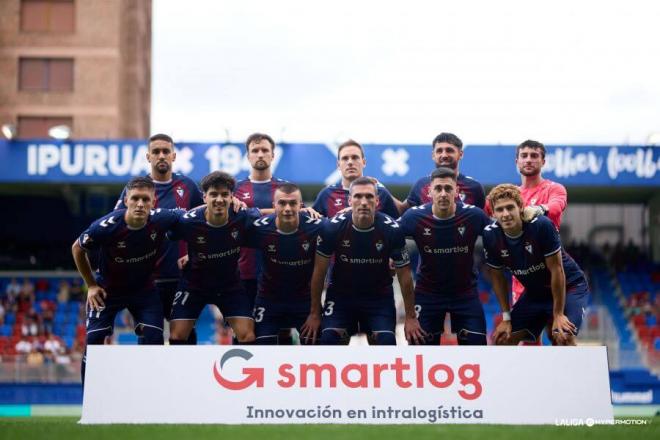 Once titular en el primer partido de la SD Éibar en el curso 24/25. (Foto: LALIGA HYPERMPTION)