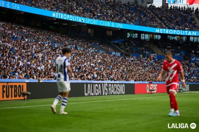 Take kubo fue el más peligroso en ataque de la Real (Foto: LaLiga).