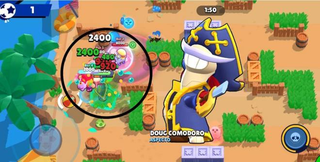 El bug de la skin Doug Comodoro en Brawl Stars