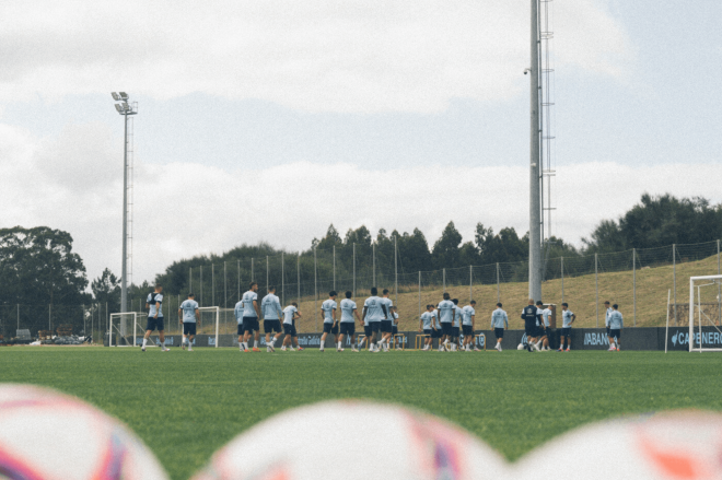 Entrenamiento en Afouteza (Foto: RC Celta).