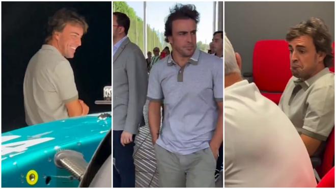 Fernando Alonso, durante sus vacaciones en Asturias (Redes Sociales)