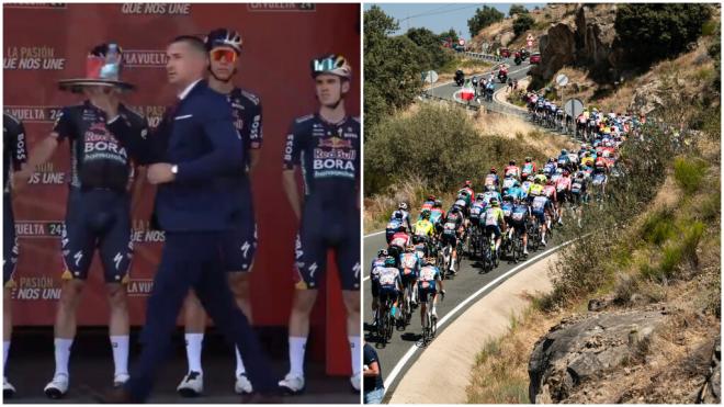 Cristian Ventura, en La Vuelta 2024 (Fotos: redes sociales)