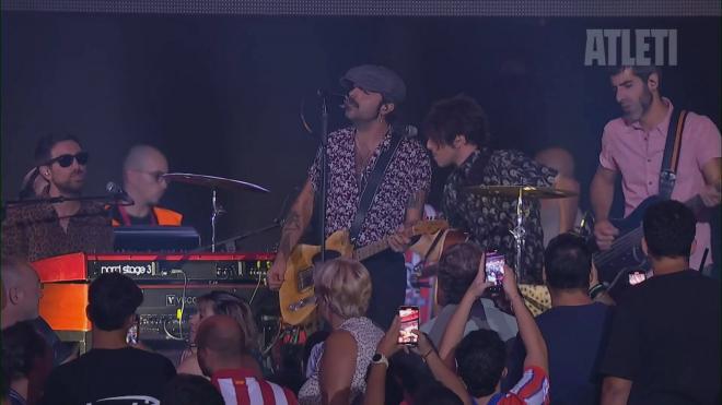 Sidecars en la 'Noche de Bienvenida' del Atlético de Madrid