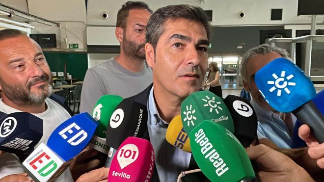 Ángel Haro, presidente del Real Betis (foto: Kiko Hurtado).