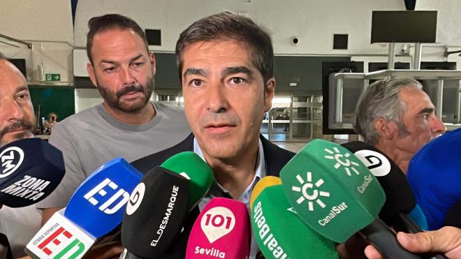 Ángel Haro, en el aeropuerto de San Pablo (foto: Kiko Hurtado).