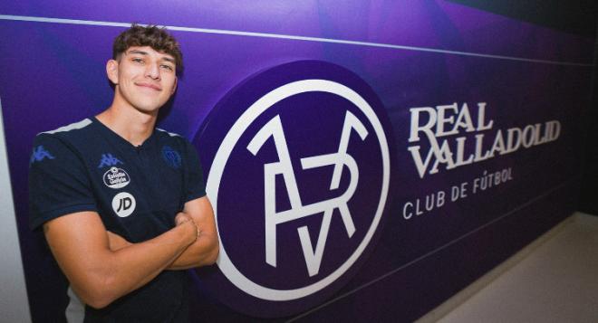 Gabriel Rodríguez ficha por el Real Valladolid. (Foto: Real Valladolid).