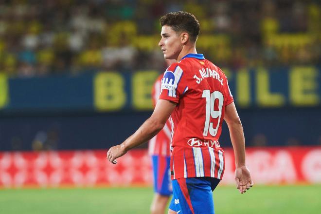 Julián Álvarez, en su estreno durante el Villarreal-Atlético de Madrid (Foto: Cordon Press).