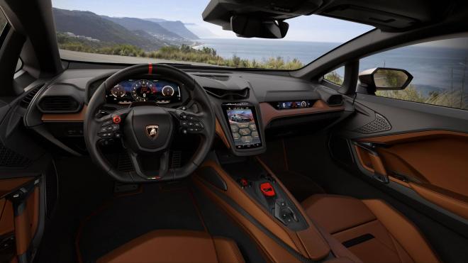 El interior del Lamborghini Temerario.