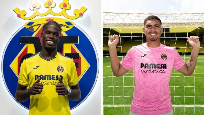 Thierno Barry y Luiz Júnior, fichajes del Villarreal (Foto: VCF).