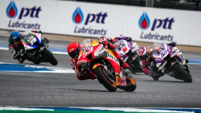 Marc Márquez en el Gran Premio de Tailandia en 2022 (Foto: Cordon Press).