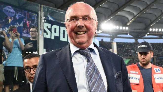 Sven-Göran Eriksson, en el Estadio Olímpico de Roma (CordonPress)