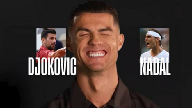 Cristiano Ronaldo elige entre Nadal y Djokovic (Captura de YouTube)