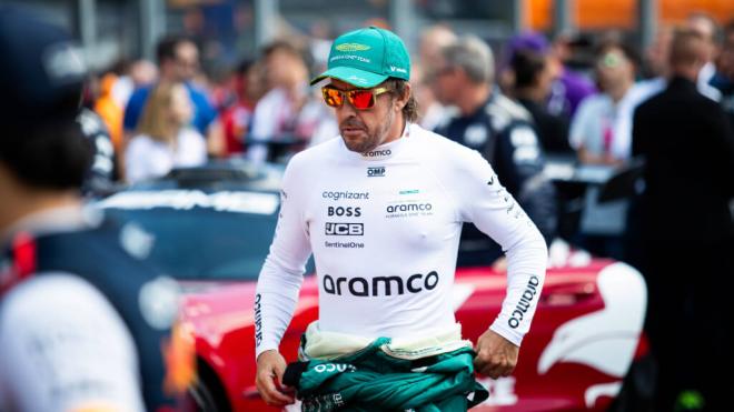 Fernando Alonso, en el último Gran Premio de Spa de F1 (Foto: Cordon Press).