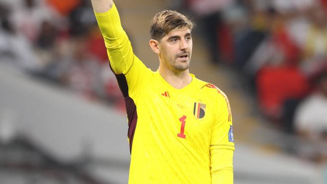 Thibaut Courtois con la selección belga (Foto: Cordon Press)