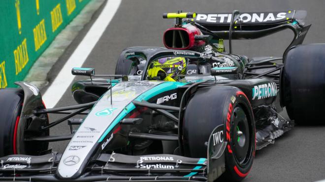 Lewis Hamilton, en el Gran Premio de Silverstone (Foto: Cordon Press).