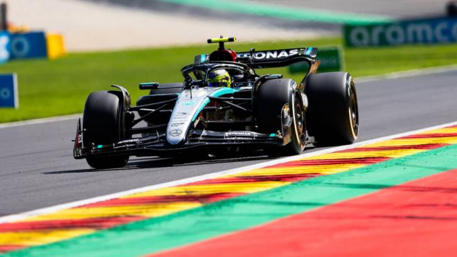 Lewis Hamilton, en el Gran Premio de Spa (Foto: Cordon Press).