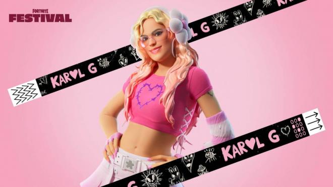 Karol G, protagonista de la nueva temporada de Fortnite Festival