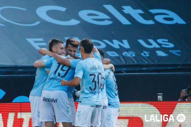 Gol de Iago Aspas en el Celta - Valencia (Foto: LALIGA).