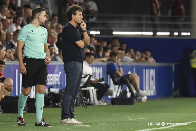 Imanol Idiakez, en el Huesca - Dépor (Foto: LALIGA).