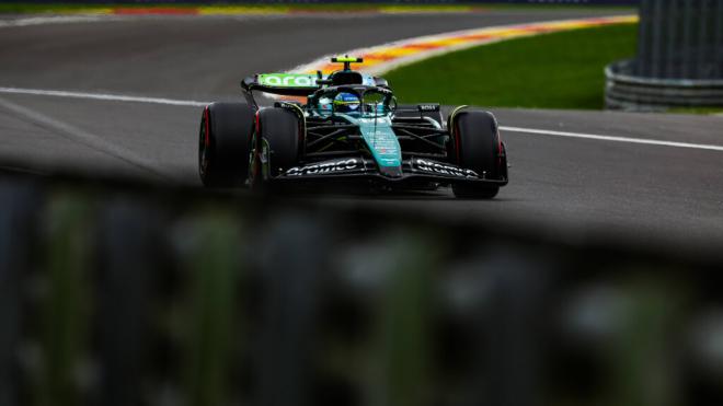 Fernando Alonso, en el Gran Premio de Spa (Foto: Cordon Press).