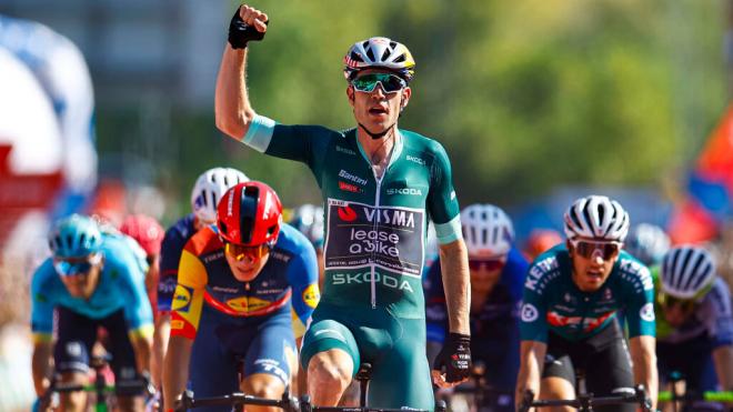 Van Aert, ganador de la 7ª etapa de La Vuelta 2024 (Foto: @lavuelta)