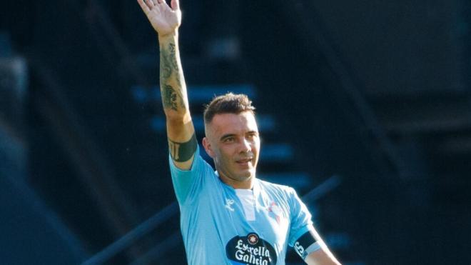 Gol de Iago Aspas en el Celta - Valencia (Foto: LALIGA).