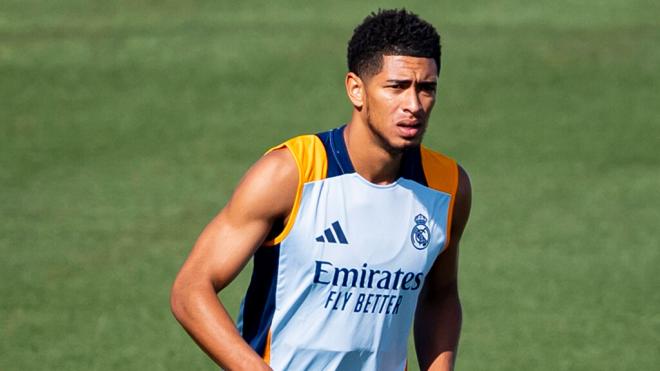 Jude Bellingham en un entrenamiento del Real Madrid (Foto: Cordon Press)