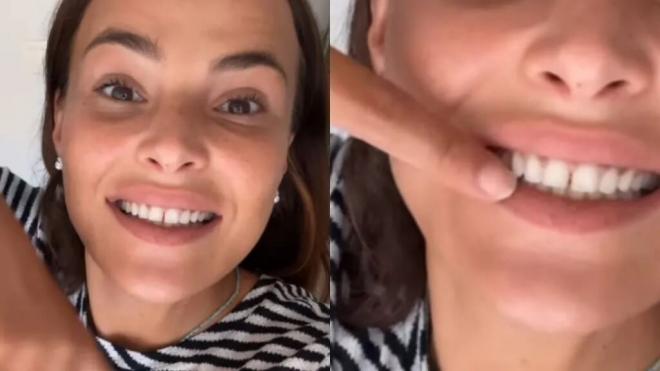 Marta Peñate muestra du diastema en su cuenta de Instagram (Telecinco / @martapenateamador)