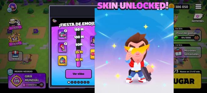 La skin gratis de Colt con la Fiesta de Emojis en Squad Busters