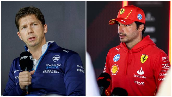 James Vowles y Carlos Sainz, durante esta temporada 2024 de la F1 (Foto: Cordon Press).