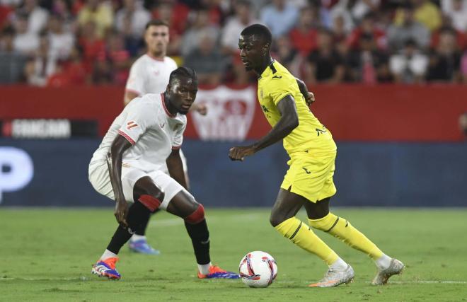 Agoumé, ante el Villarreal (Foto: Kiko Hurtado)