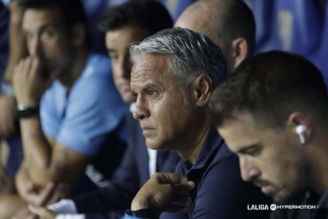 Sergio Pellicer, en el Málaga - Mirandés (Foto: LALIGA).