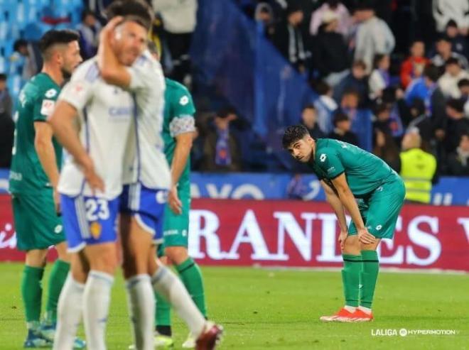 Enrique Clemente durante el Zaragoza - Racing de Ferrol de la pasada temporada (Foto: LALIGA).