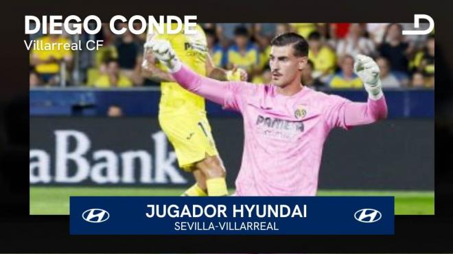 Diego Conde, Jugador Hyundai del Sevilla-Villarreal.