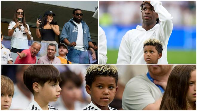 Vinicius saltó al Bernabéu con el hijo de Kim Kardashian (Cordon Press)