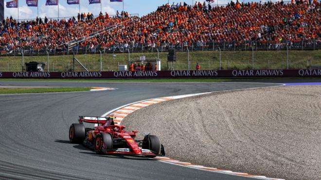 Carlos Sainz, en el Gran Premio de Países Bajos (Foto: Ferrari).