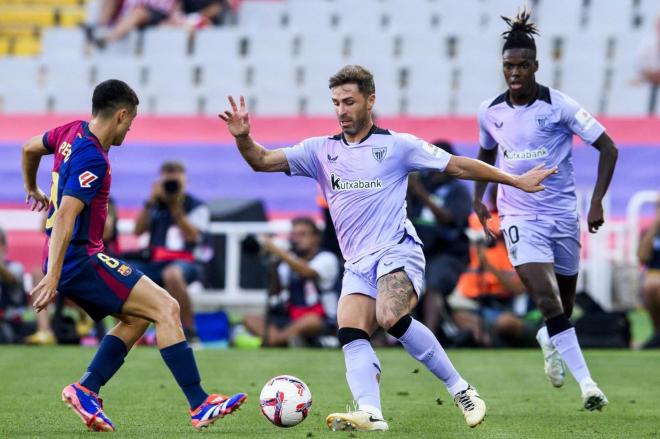 Yeray, titular ante el Barça en Montjuic (Foto: Athletic Club).