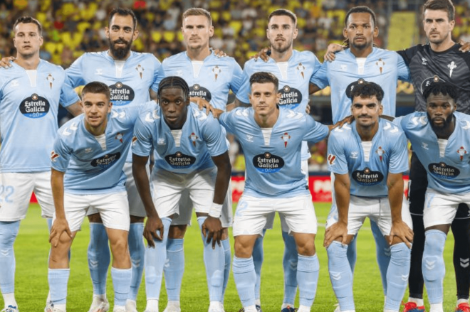 Once titular del Celta ante el Villarreal (Foto: LaLiga).