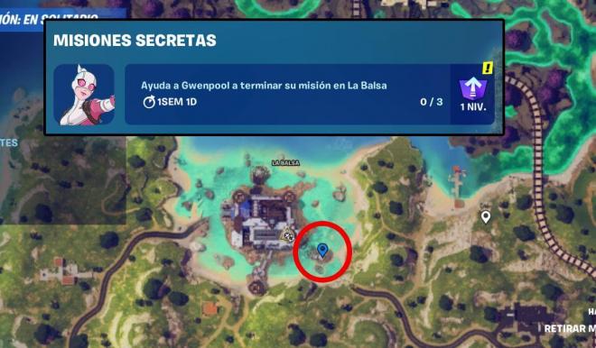 Dónde encontrar las misiones secretas de Gwenpool en Fortnite