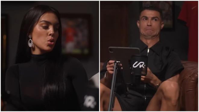 Georgina Rodríguez y Cristiano Ronaldo en UR Cristiano (Captura de YouTube)