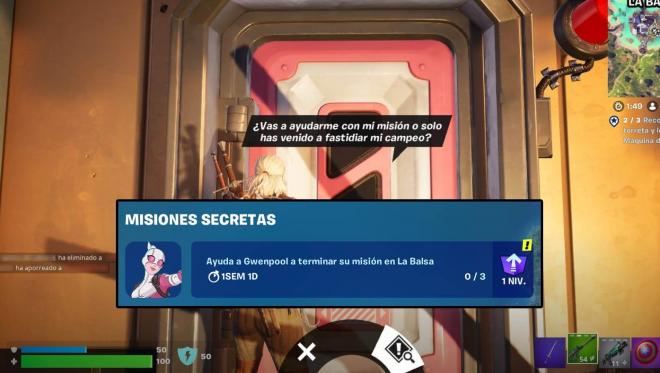 Las misiones secretas de Gweenpool en Fortnite Capítulo 5 - Temporada 4