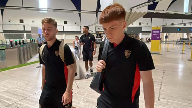 Valentín Barco, junto a Peque antes de partir (Foto: Kiko Hurtado)