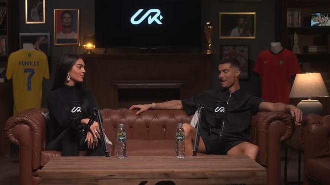 Cristiano Ronaldo y Georgina Rodríguez en UR Cristiano (Foto: YouTube)