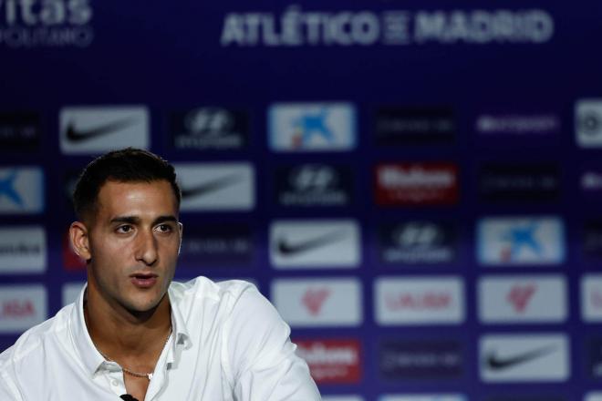 Juan Musso, en su presentación como jugador del Atlético de Madrid (FOTO: EFE).