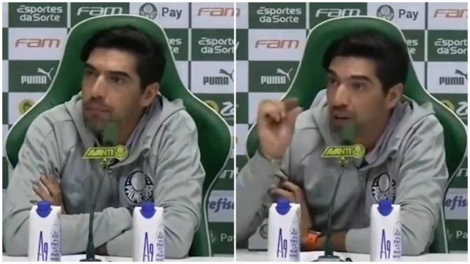 Abel Ferreira, en la rueda de prensa (@marca)