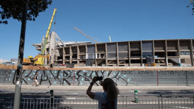 Las obras del Camp Nou (Europa Press)