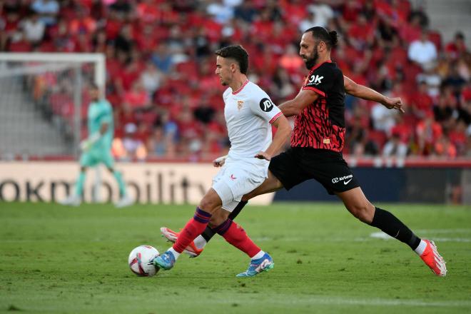 Pedrosa, ante el Mallorca (Foto: Cordonpress)