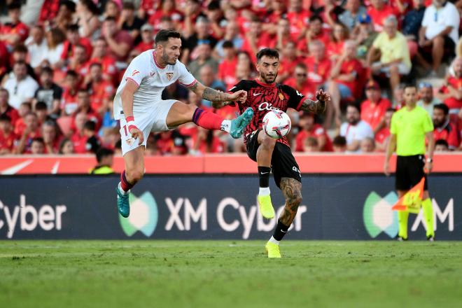 Saúl Ñíguez, ante el Mallorca (Foto: Cordonpress)