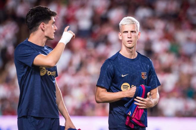 Dani Olmo, antes del Rayo-Barça (Foto: Cordon Press).